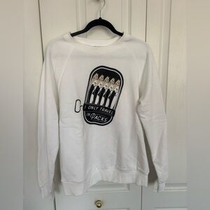 White Target the Cuddle Collab Sweater